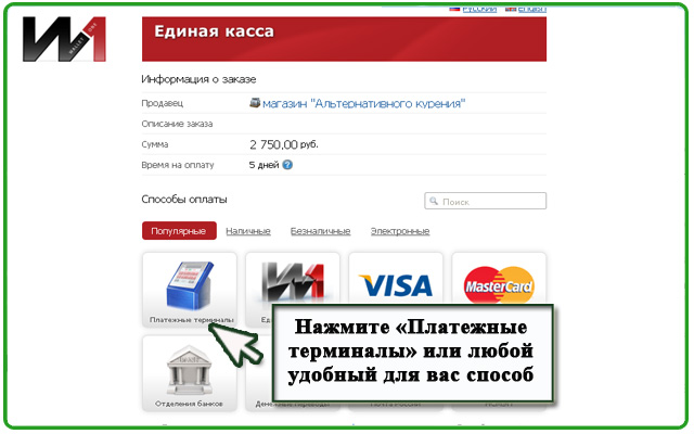 как оплатить через 