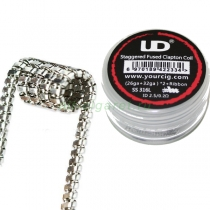 10 шт. Готовая спираль - UD Staggered Fused Clapton SS316L 