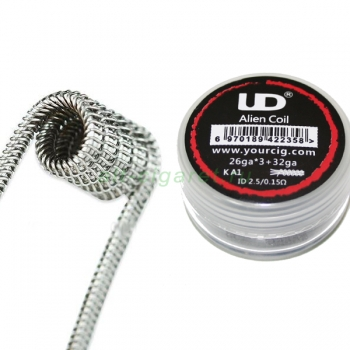 10 шт. Готовая спираль - UD Alien Coil (KA1)