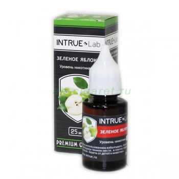 Жидкость Intrue Lab 25 ml Зеленое яблоко