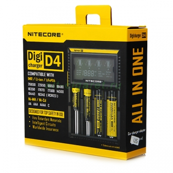 Зарядное устройство Nitecore D4 LCD